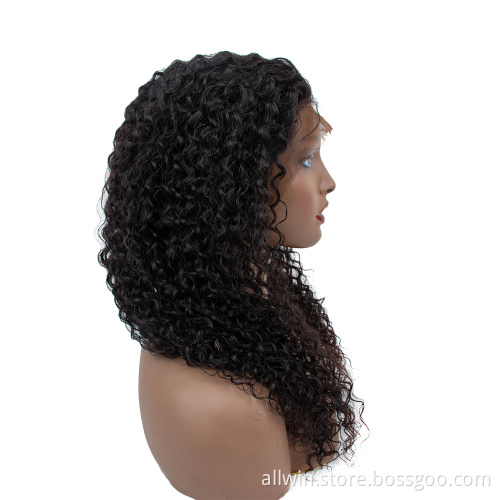 180% Density Human Lace Front Wigs, 10A Grade Silky Straight Pre Plucked 13x4 13x6 Transparent Frontal Raw Indian Hair Wig